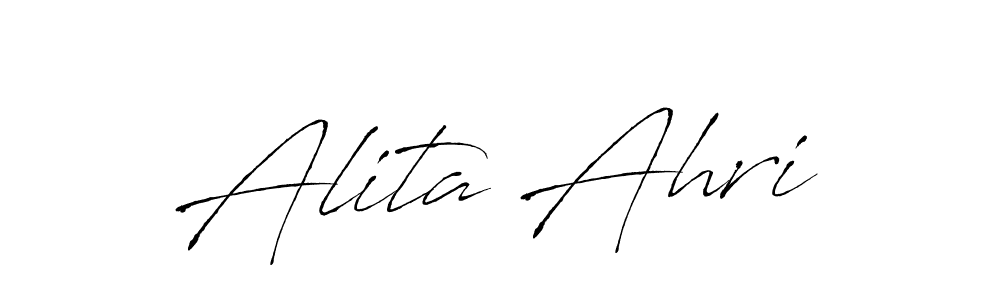 Create a beautiful signature design for name Alita Ahri. With this signature (Antro_Vectra) fonts, you can make a handwritten signature for free. Alita Ahri signature style 6 images and pictures png